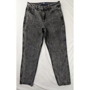 Hollister Jeans Women 7R Gray Curvy High-Rise Mom Jean Vintage Stretch Excellent